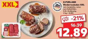 Kaufland K-PURLAND Rinderrouladen XXL Angebot