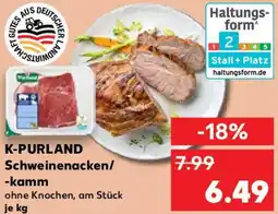 Kaufland K-PURLAND Schweinenacken/ -kamm Angebot