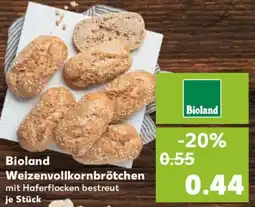 Kaufland Bioland Weizenvollkornbrötchen Angebot