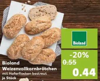 Kaufland Bioland Weizenvollkornbrötchen Angebot
