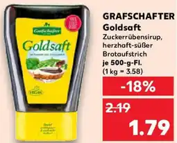 Kaufland GRAFSCHAFTER Goldsaft Angebot