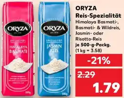 Kaufland ORYZA Reis-Spezialität Angebot