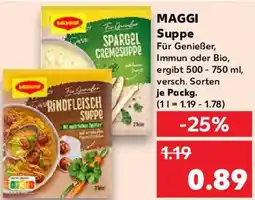 Kaufland MAGGI Suppe Angebot