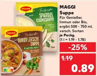 Kaufland MAGGI Suppe Angebot