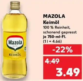 Kaufland MAZOLA Keimöl Angebot