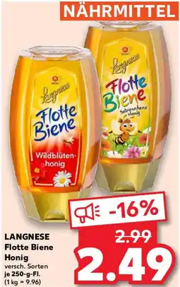 Kaufland LANGNESE Flotte Biene Honig Angebot