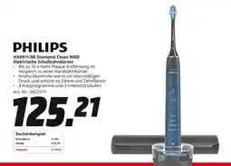 MediaMarkt Philips hx9911/88 diamond clean 9000 elektrische schallzahnbürste Angebot