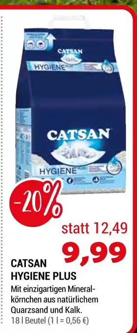 Zookauf Catsan hygiene plus Angebot