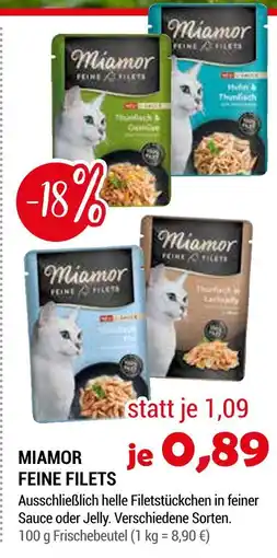 Zookauf Miamor feine filets Angebot