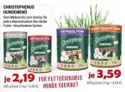 Zookauf Christopherus hundemenü Angebot