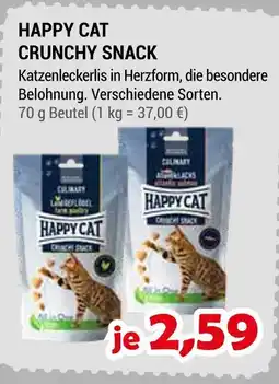 Zookauf Happy cat crunchy snack Angebot