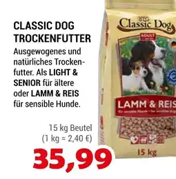 Zookauf Classic dog trockenfutter Angebot