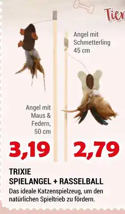 Zookauf Trixie spielangel + rasselball Angebot