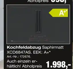 Möbel Inhofer Aeg kochfeldabzug saphirmatt Angebot