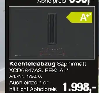 Möbel Inhofer Aeg kochfeldabzug saphirmatt Angebot