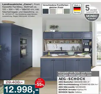 Möbel Inhofer Mondo landhausküche „camo“ Angebot