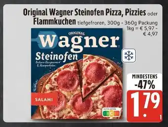 Edeka Xpress Wagner original wagner steinofen pizza, pizzies oder flammkuchen Angebot