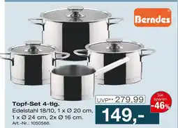 Möbel Inhofer Berndes topf-set 4-tlg Angebot