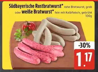 Edeka Xpress Südbayerische rostbratwurst Angebot