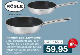 Möbel Inhofer Rösle pfannen-set „moments“ Angebot