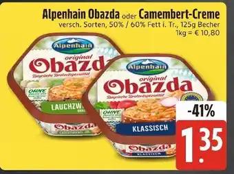 Edeka Xpress Alpenhain obazda Angebot