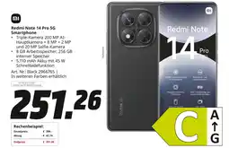 MediaMarkt Redmi note 14 pro 5g smartphone Angebot