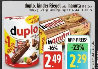 Edeka Xpress Duplo schokoriegel Angebot