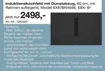 Möbel Inhofer Siemens induktionskochfeld mit dunstabzug Angebot