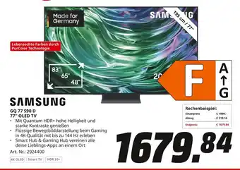 MediaMarkt Samsung gq 77 s90 d 77 oled tv Angebot