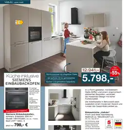 Möbel Inhofer Einbauküche „velluto“ Angebot