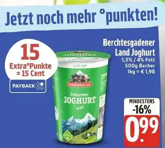 Edeka Xpress Berchtesgadener land joghurt Angebot