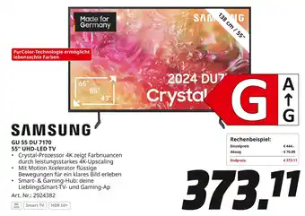 MediaMarkt Samsung gu 55 du 7170 55 uhd-led tv Angebot