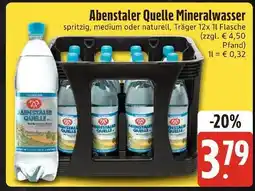 Edeka Xpress Abensaler quelle mineralwasser Angebot