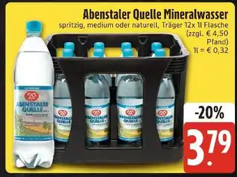 Edeka Xpress Abensaler quelle mineralwasser Angebot
