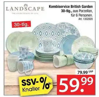 Zurbrüggen Landscape kombiservice british garden 30-tlg Angebot