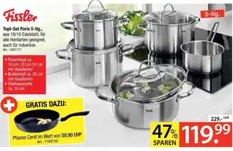 Zurbrüggen Fissler topf-set paris Angebot