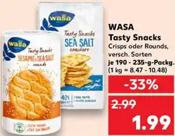 Kaufland WASA Tasty Snacks Angebot