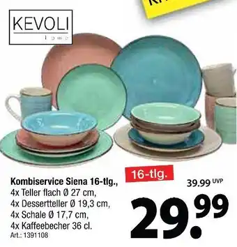 Zurbrüggen Kevoli kombiservice siena 16-tlg Angebot
