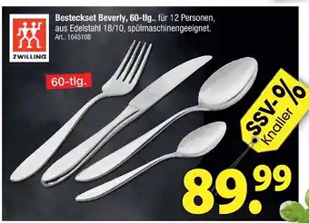 Zurbrüggen Zwilling besteckset beverly Angebot