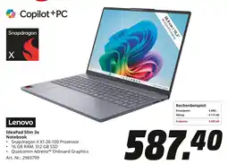 MediaMarkt Lenovo ideapad slim 3x notebook Angebot