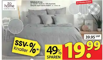 Zurbrüggen Zo home bettwäsche di lino Angebot