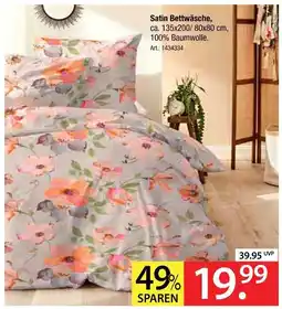 Zurbrüggen Satin bettwäsche Angebot