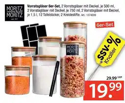 Zurbrüggen Moritz & moritz vorratsgläser 6er-set Angebot