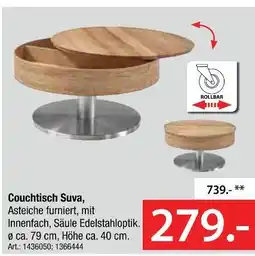 Zurbrüggen Couchtisch suva Angebot