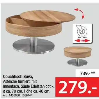 Zurbrüggen Couchtisch suva Angebot