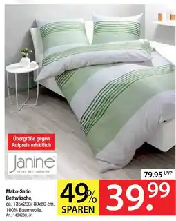 Zurbrüggen Janine mako-satin bettwäsche Angebot