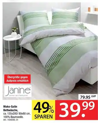 Zurbrüggen Janine mako-satin bettwäsche Angebot