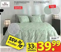 Zurbrüggen Zo home mako-satin bettwäsche fiori di satinado oder mako-satin bettwäsche linea di satinado Angebot
