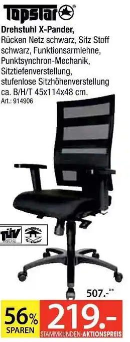 Zurbrüggen Topstar drehstuhl x-pander Angebot