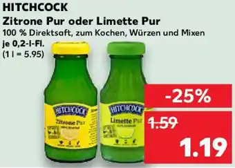 Kaufland HITCHCOCK Zitrone Pur oder Limette Pur Angebot